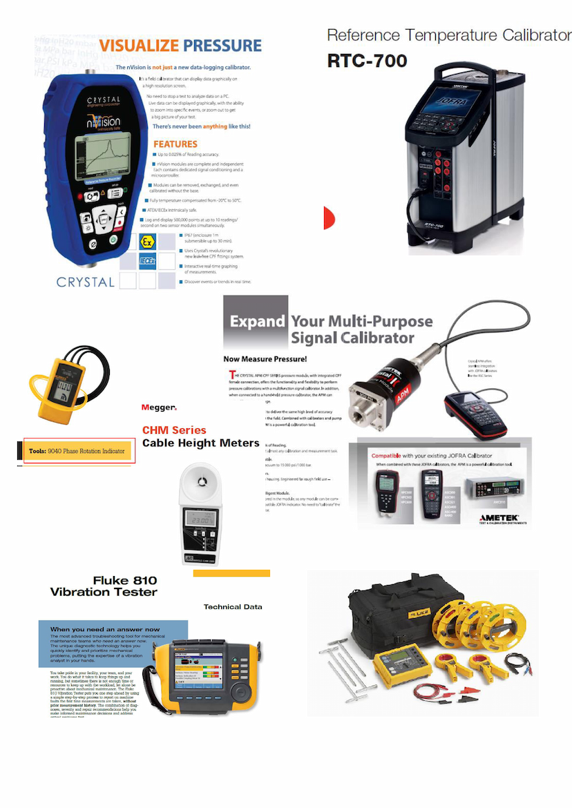 Purchase of Testing and Calibration Tools for Power System 